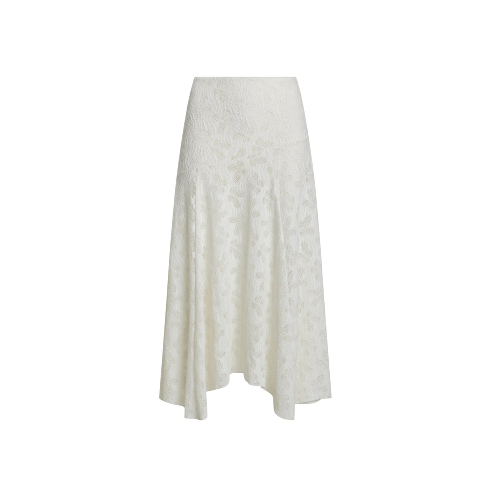 Tidal Midi Skirt in Foam