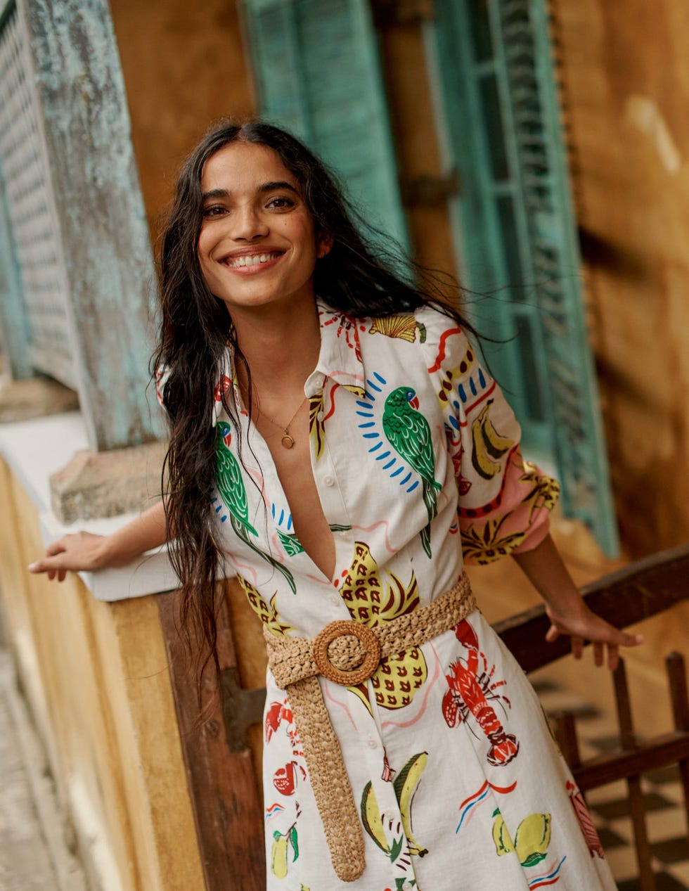 Clara Linen Blend Shirt Dress