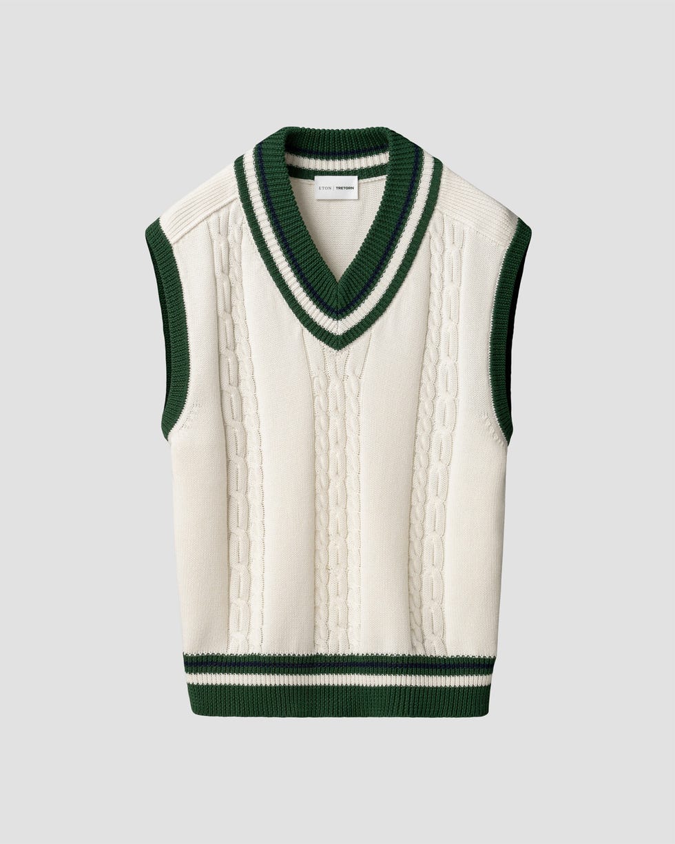X TRETORN Cotton V Neck Vest