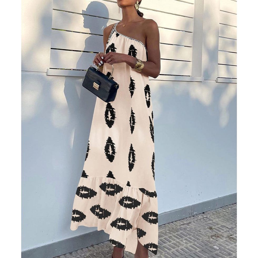 One-Shoulder Maxi Dress