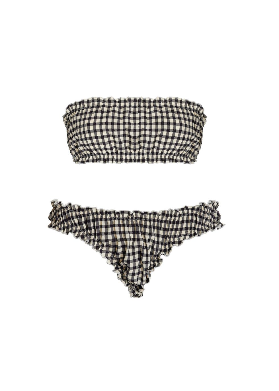 Lee Checked Bikini Top