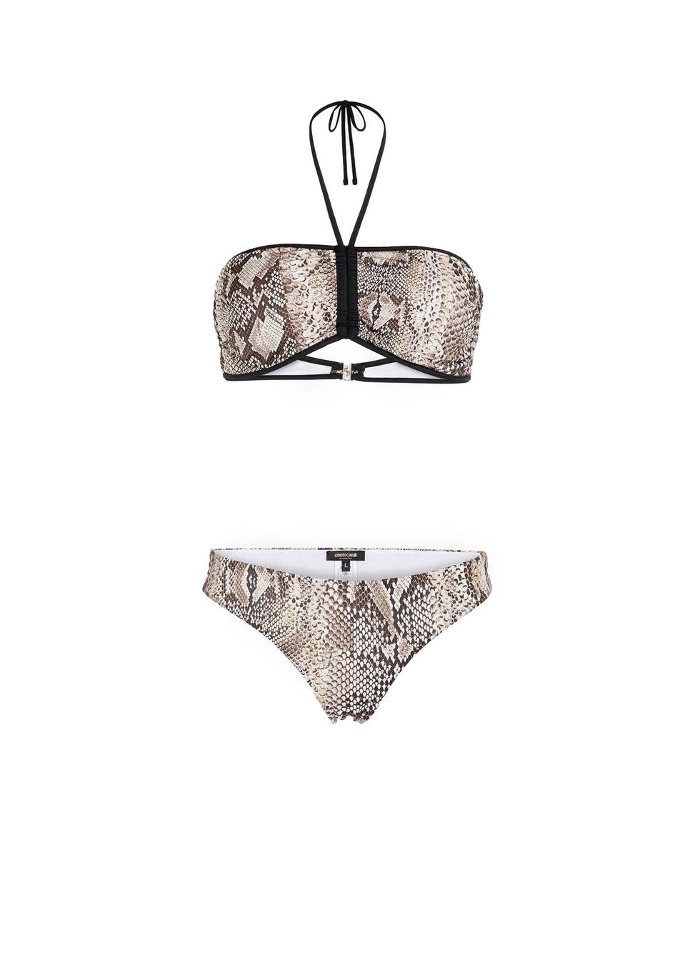 Snake-Print Bikini