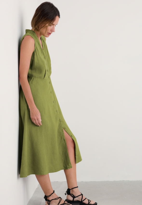Linen Sleeveless Dress