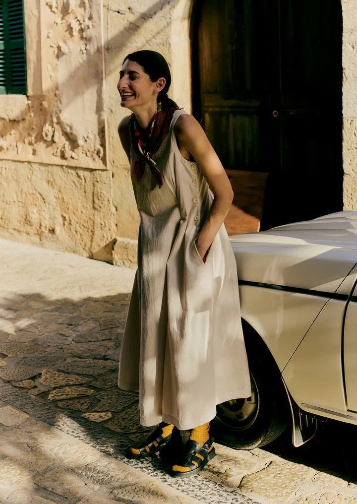 Cotton Poplin Sun Dress
