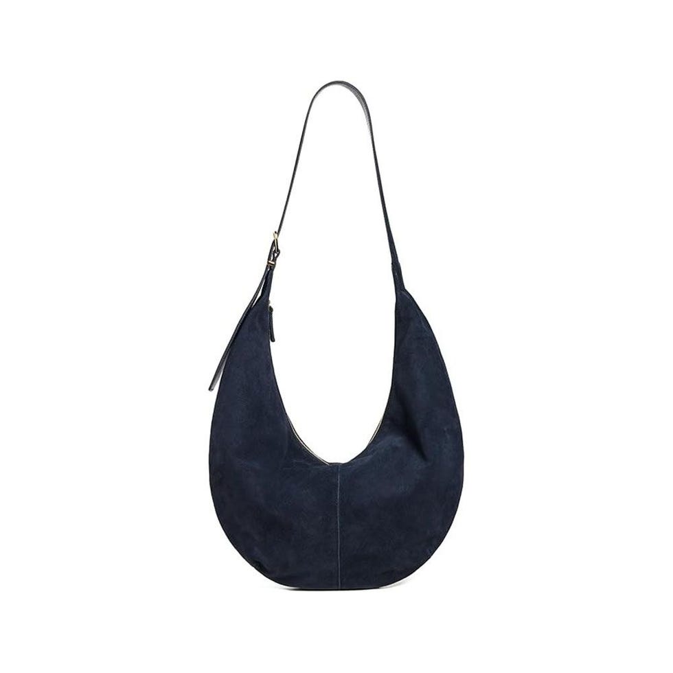 Borsa hobo morbida in pelle scamosciata