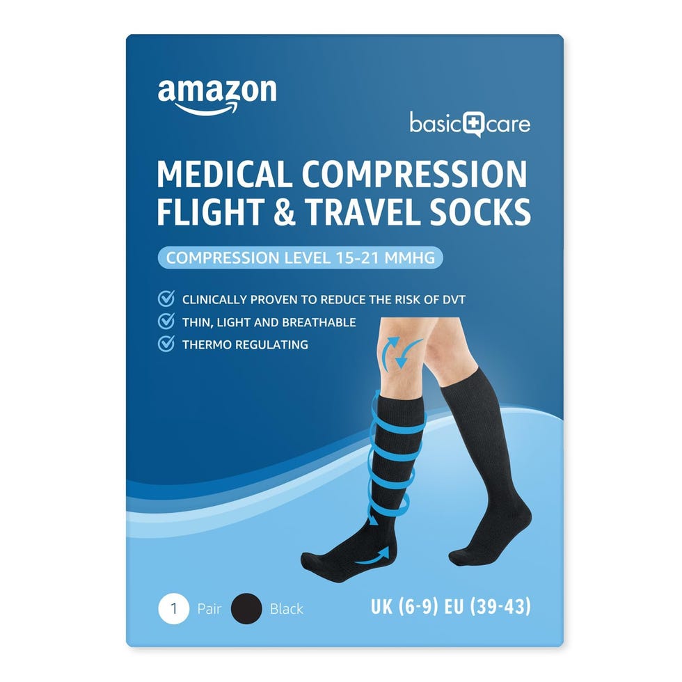 Basic Care Medical Compression Flight & Travel Socks