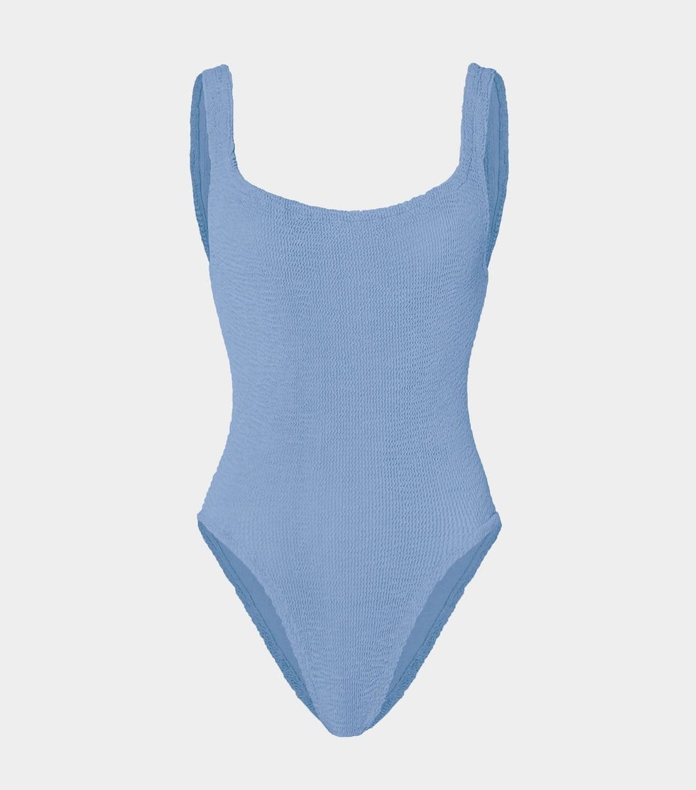 Costume da bagno con scollo quadrato