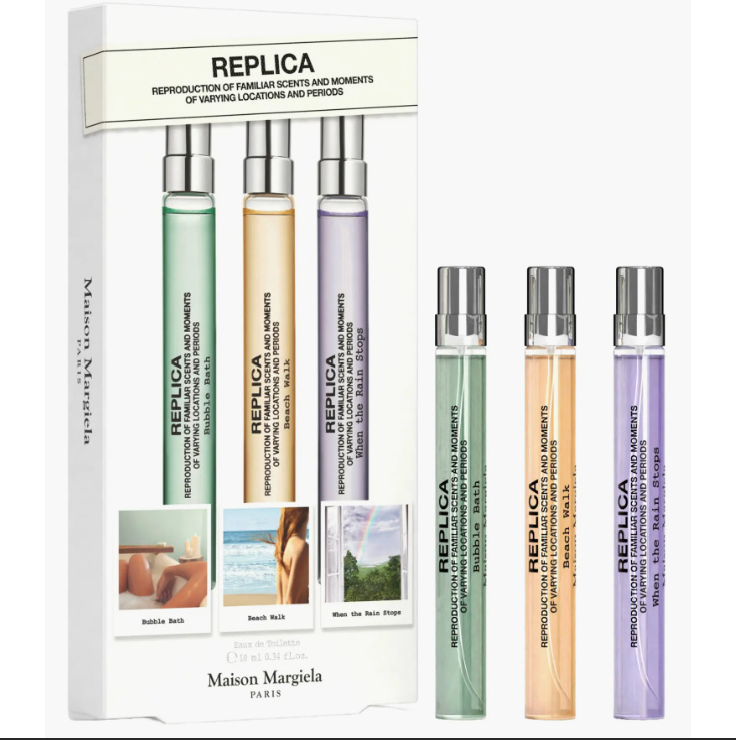 Set da viaggio spray fresco e floreale