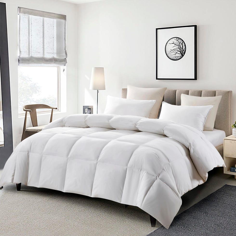 Goose Feather Down Fiber Cotton Comforter