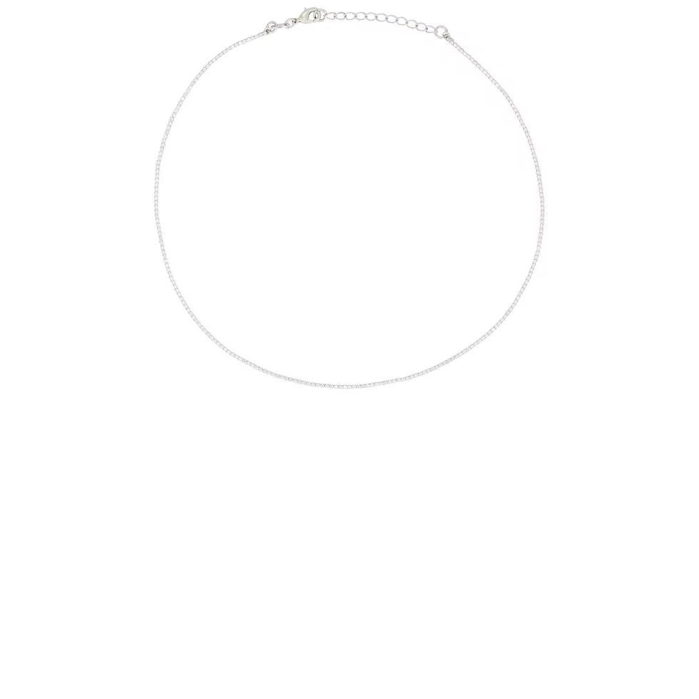 Micro Teeny Tiny Tennis Necklace