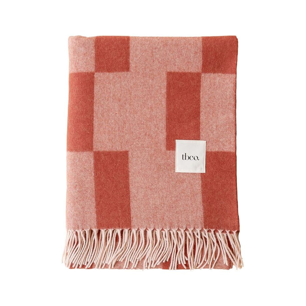TBCo Check Lambswool Blanket 