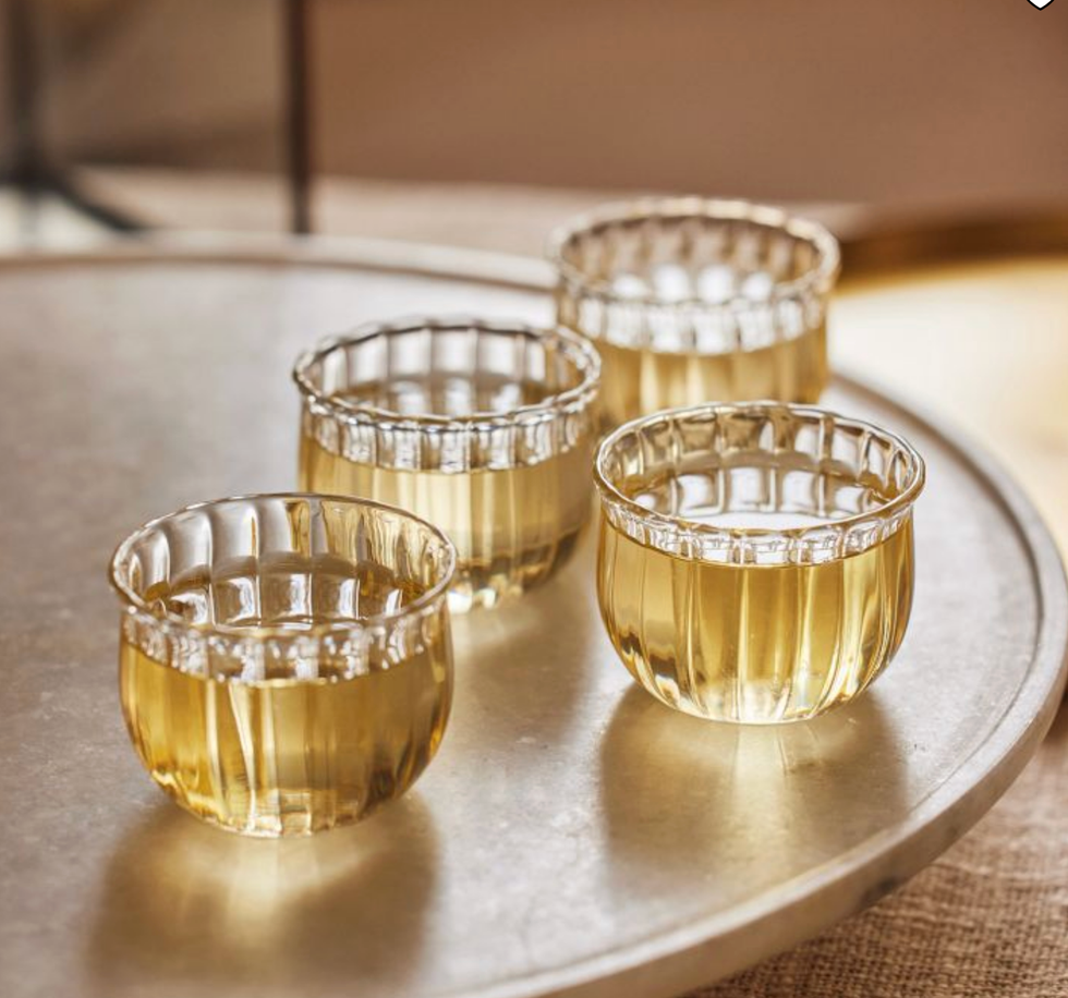Fleck Kira Small Glass Cups (Set of 4)