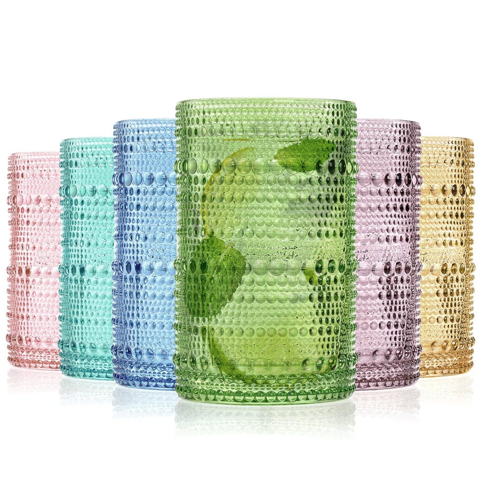 Set of 6 Vintage Drinking Glasses