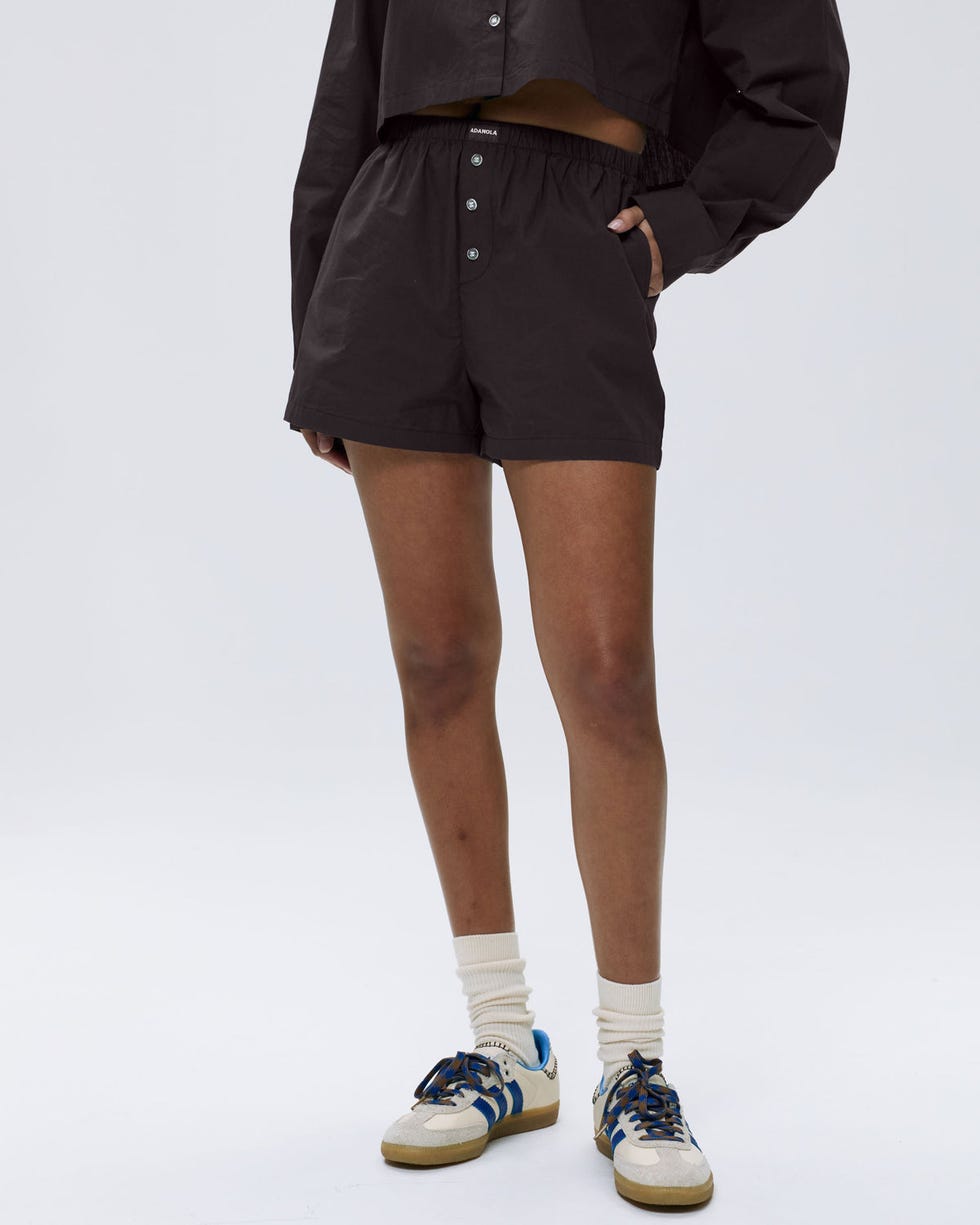 Coffee Bean Cotton Boxer Shorts