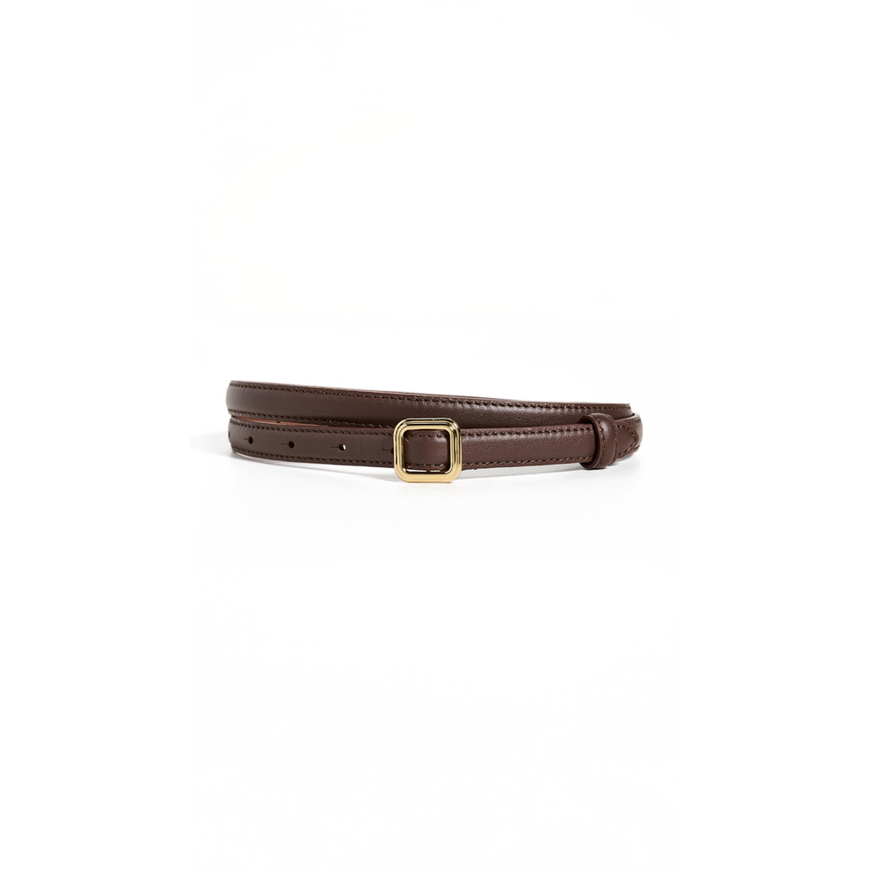 The Georgia Slim Belt in Chocolate Brown