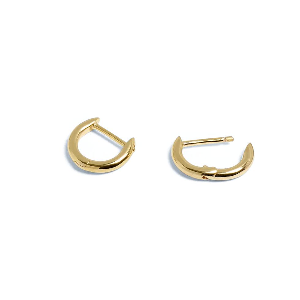 Demi-Fine Mini Huggie Hoop Earrings