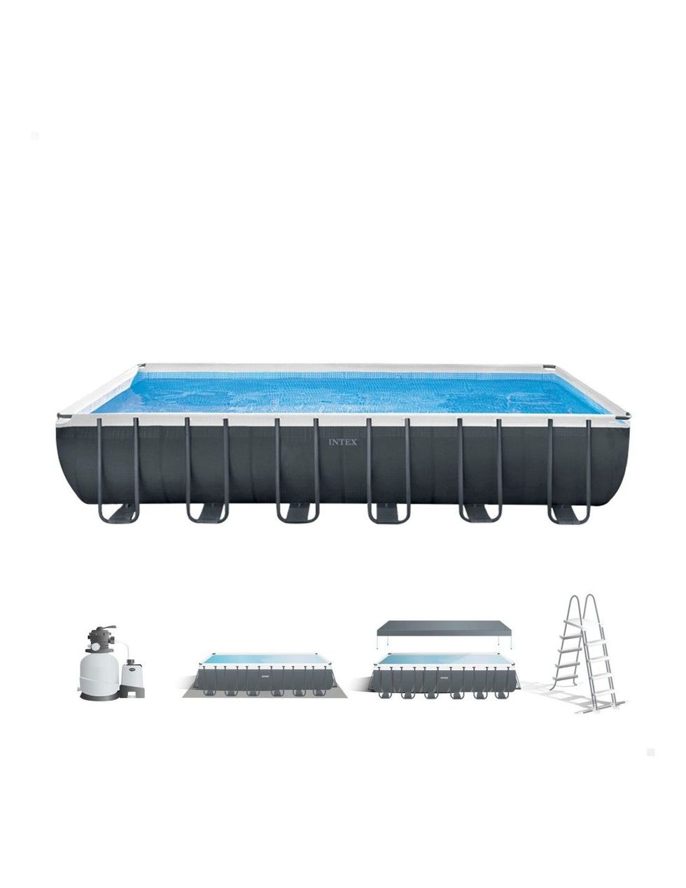 Piscina desmontable Ultra XTR Frame rectangular 7 metros con depuradora de arena