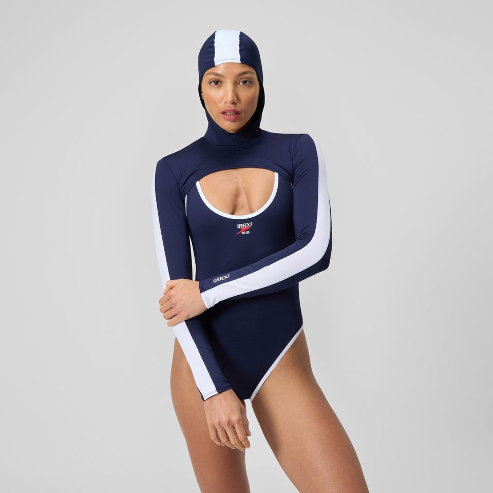 Long Sleeve Hooded Shrug Top 