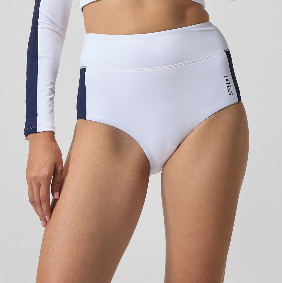 Colourblock Banded Boyleg Bikini Bottom 