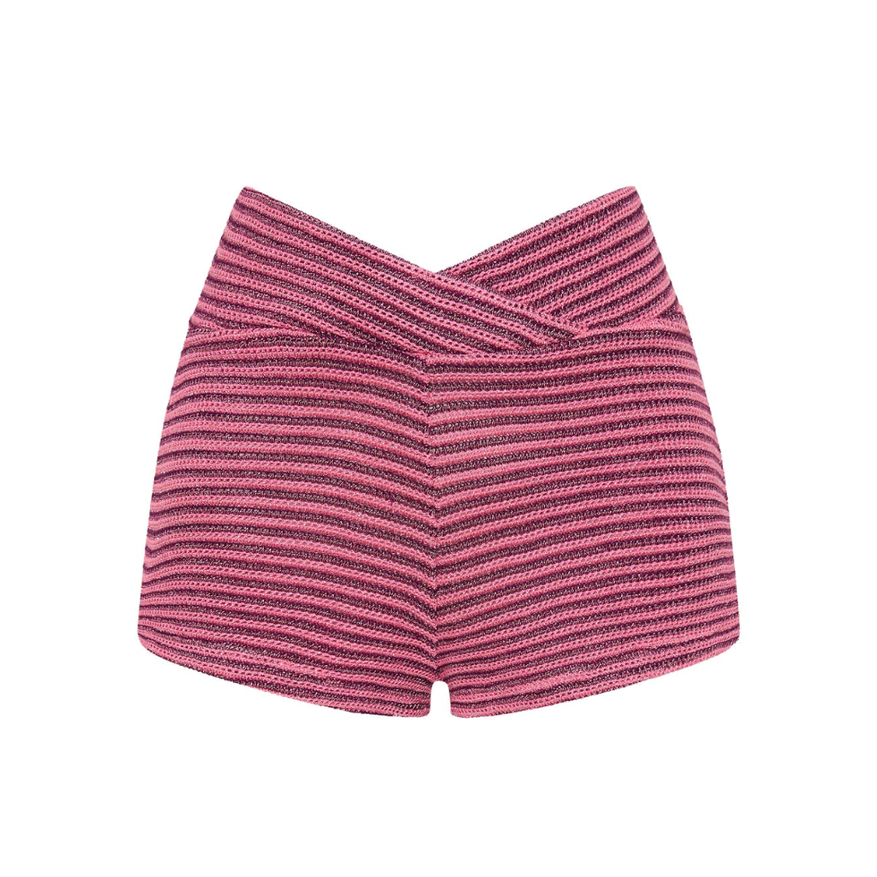 Bobbi Keys Sparkle Crochet Short