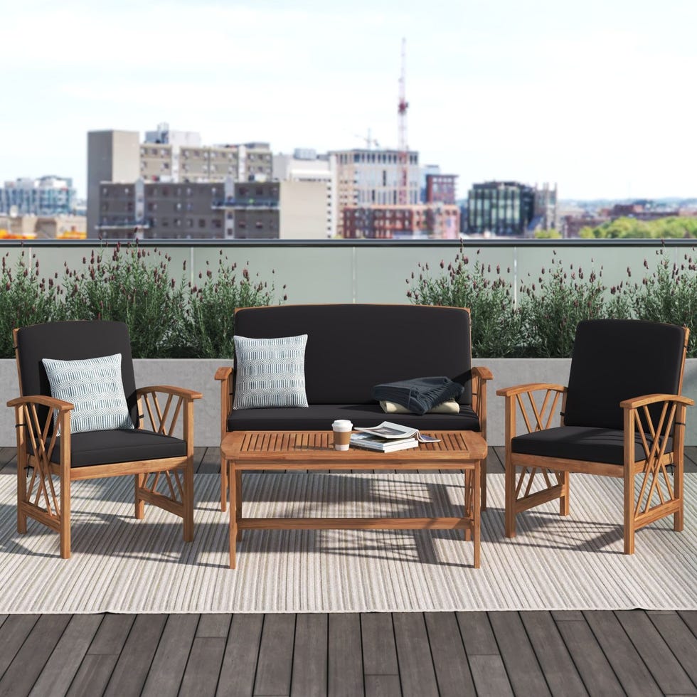 Calhoun 4 Piece Patio Set