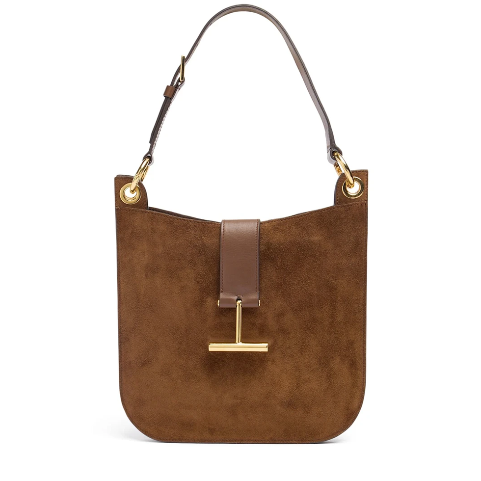 Small Tara Suede Crossbody Bag