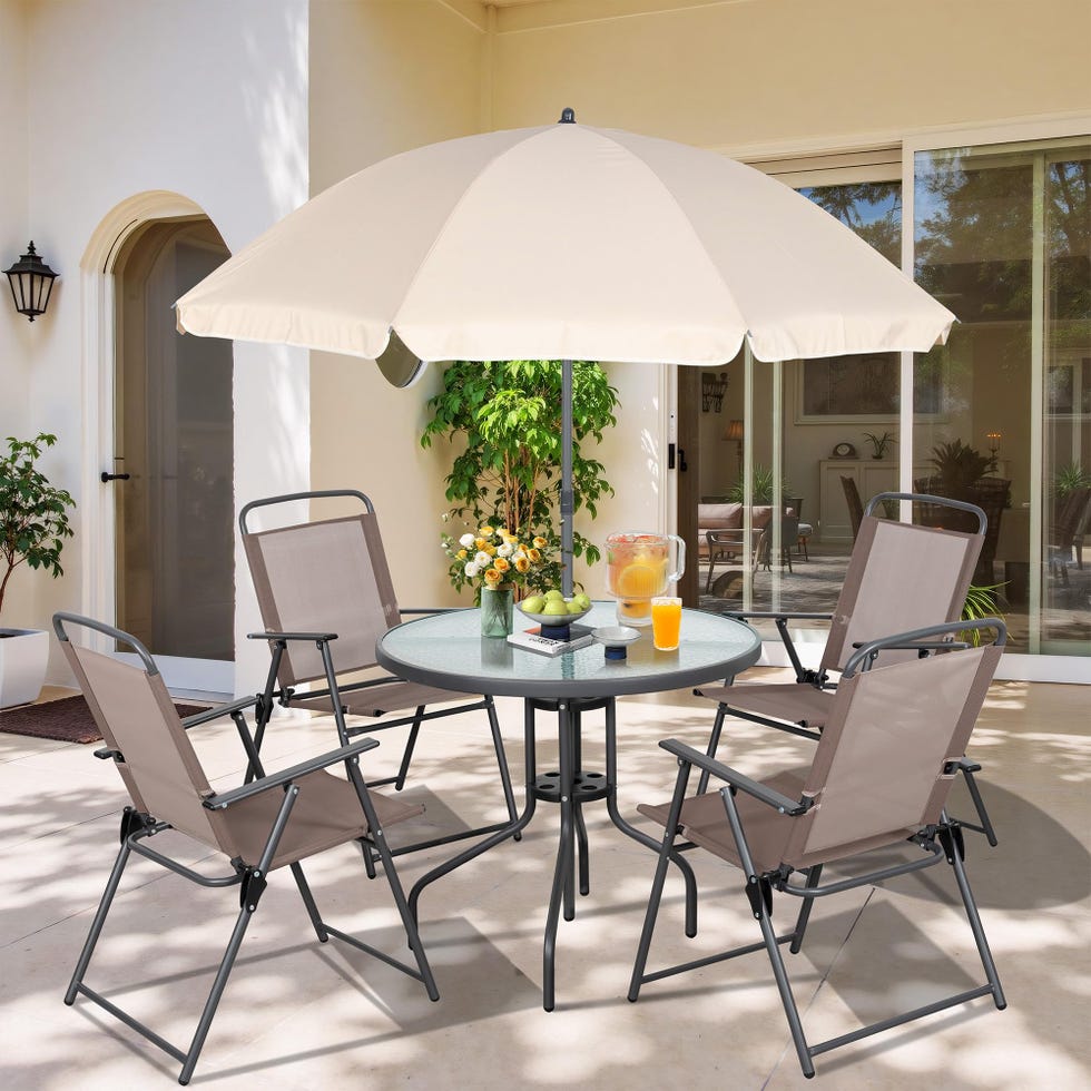 6-Piece Folding Patio Dining Set