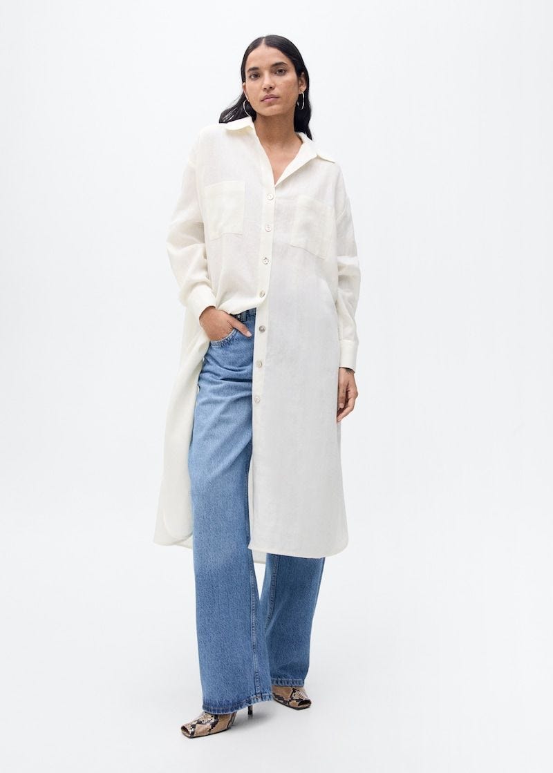 Linen Long Shirt