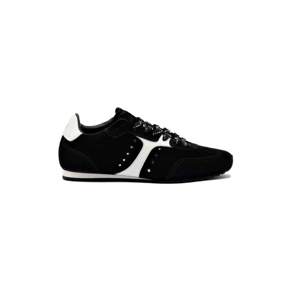 Stella Sneaker In Black Suede