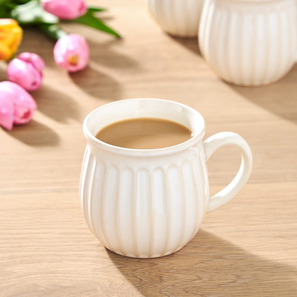 The Pioneer Woman Colette 12-Ounce Stoneware Mug in Cream