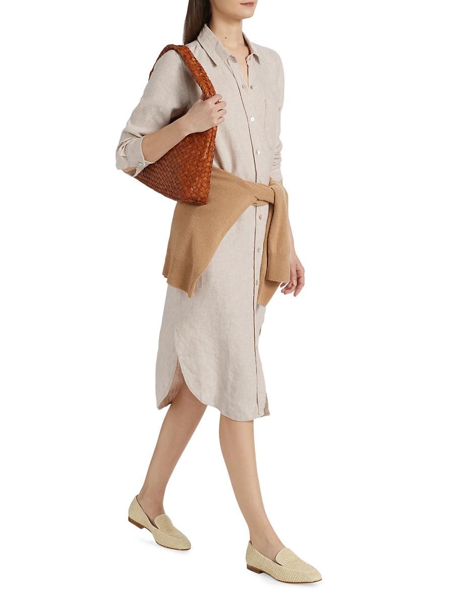 Val Linen Shirtdress 