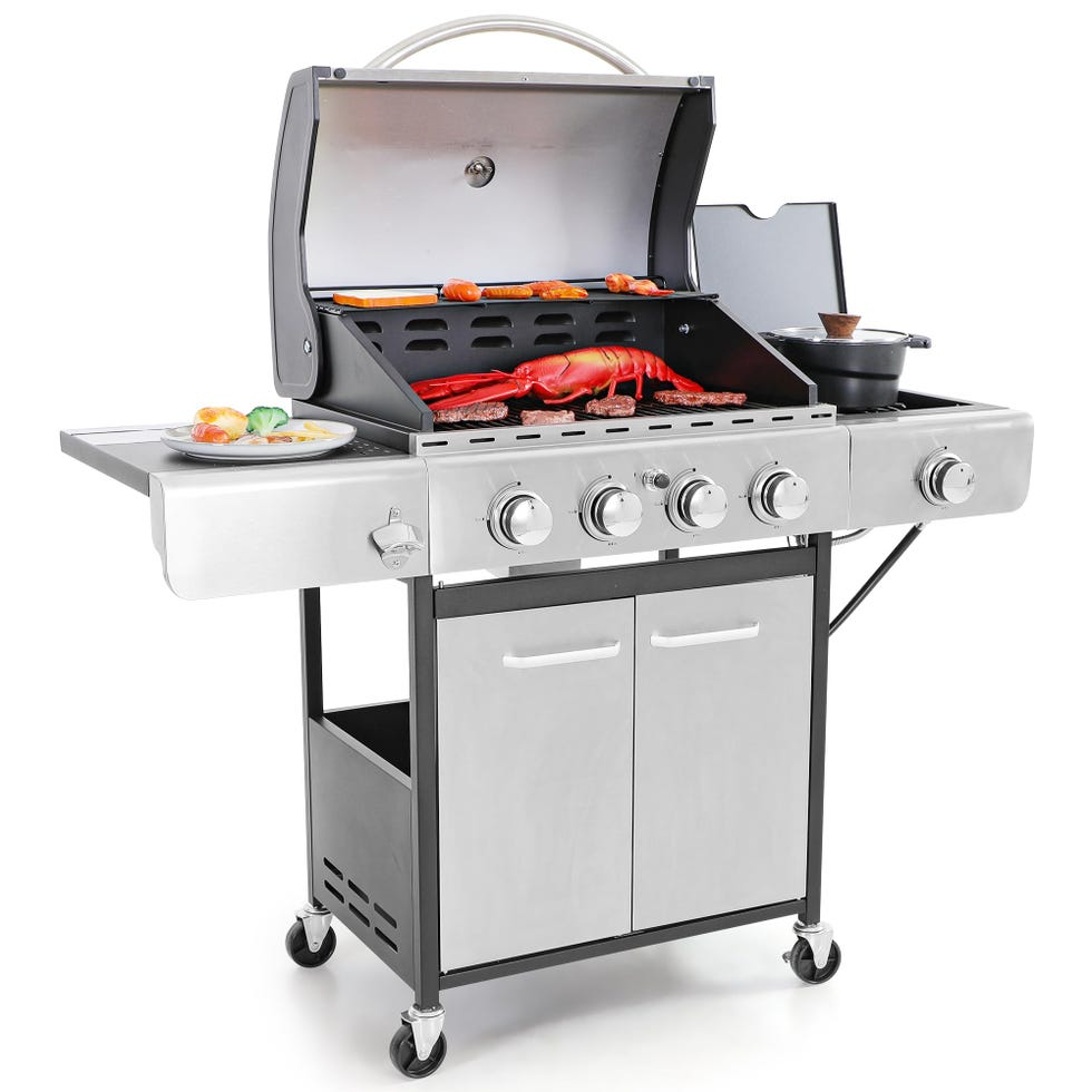 4-Burner Propane Gas BBQ Grill