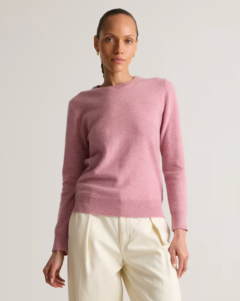 Mongolian Cashmere Crewneck Sweater