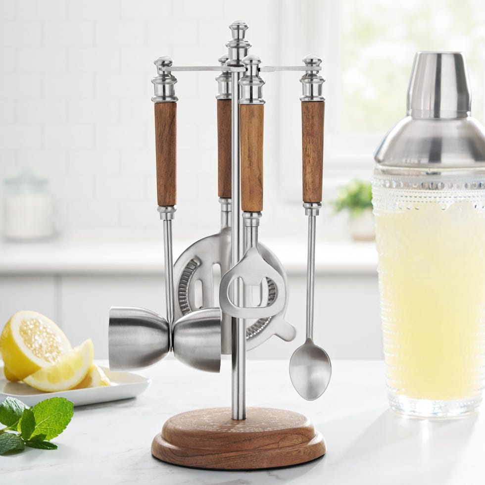 The Pioneer Woman Stainless Steel 5-Piece Bar Tool Set