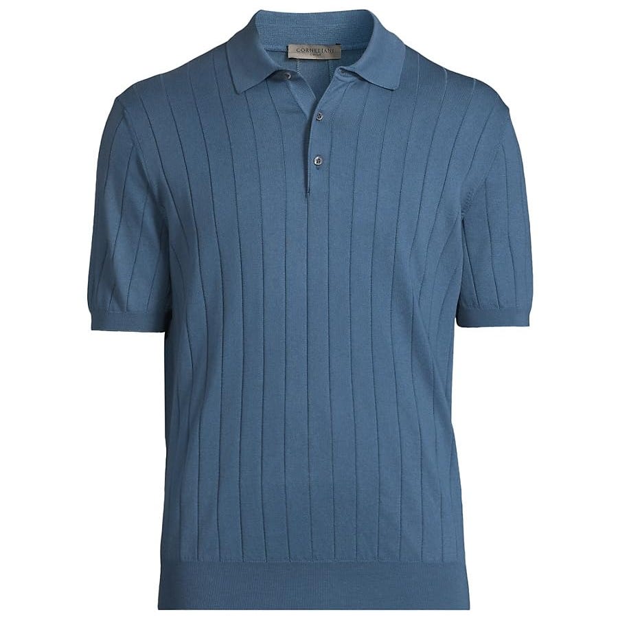 Knit Short-Sleeve Polo Shirt Knit Short-Sleeve Polo Shirt