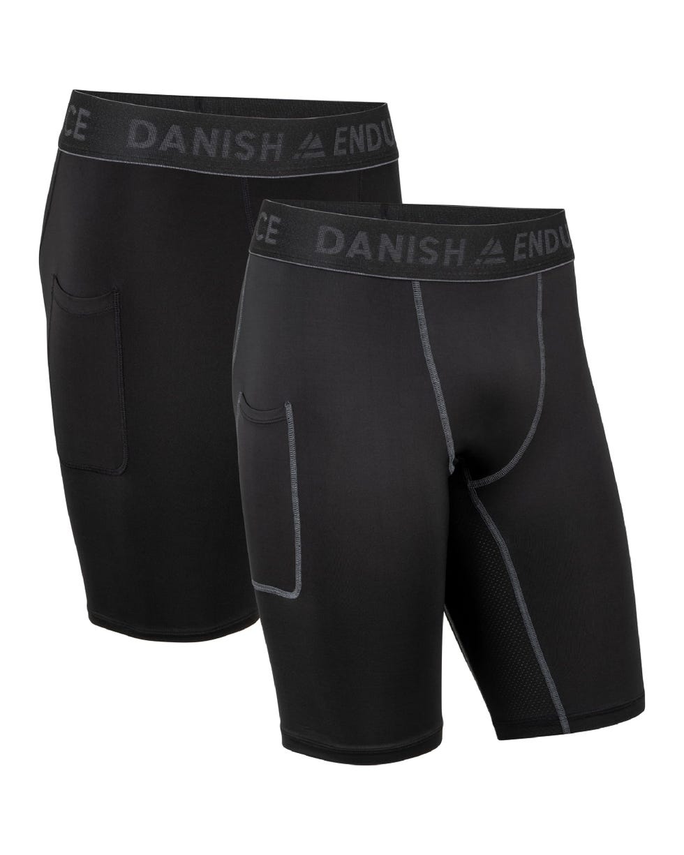 Pack de 2 mallas cortas con bolsillo lateral para correr en color negro