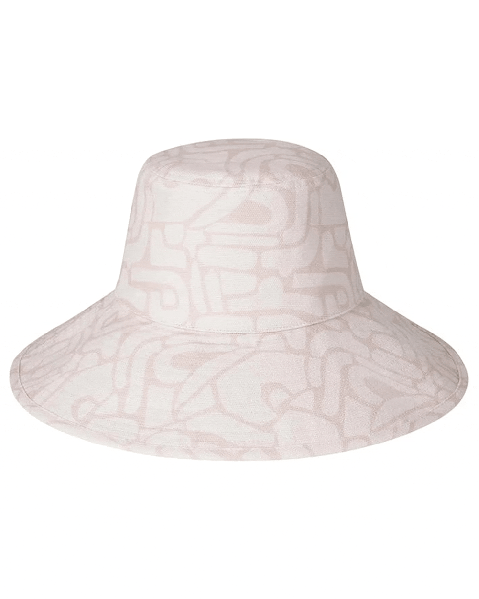 Wide-Brimmed Cotton Canvas Bucket Hat 