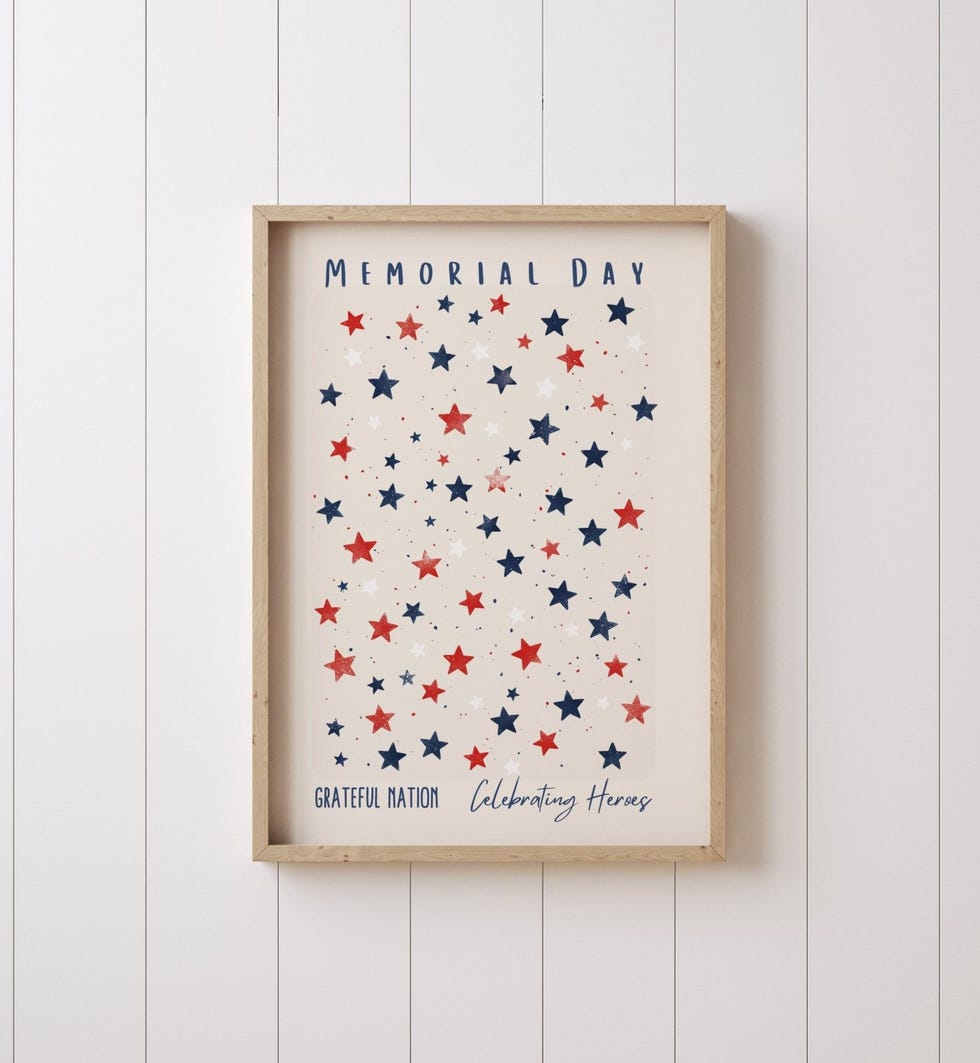 อาร์ต Memorial Day Patriotic Wall