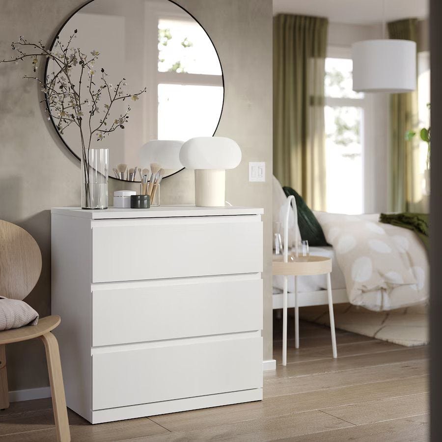STORKLINTA 3-Drawer Chest
