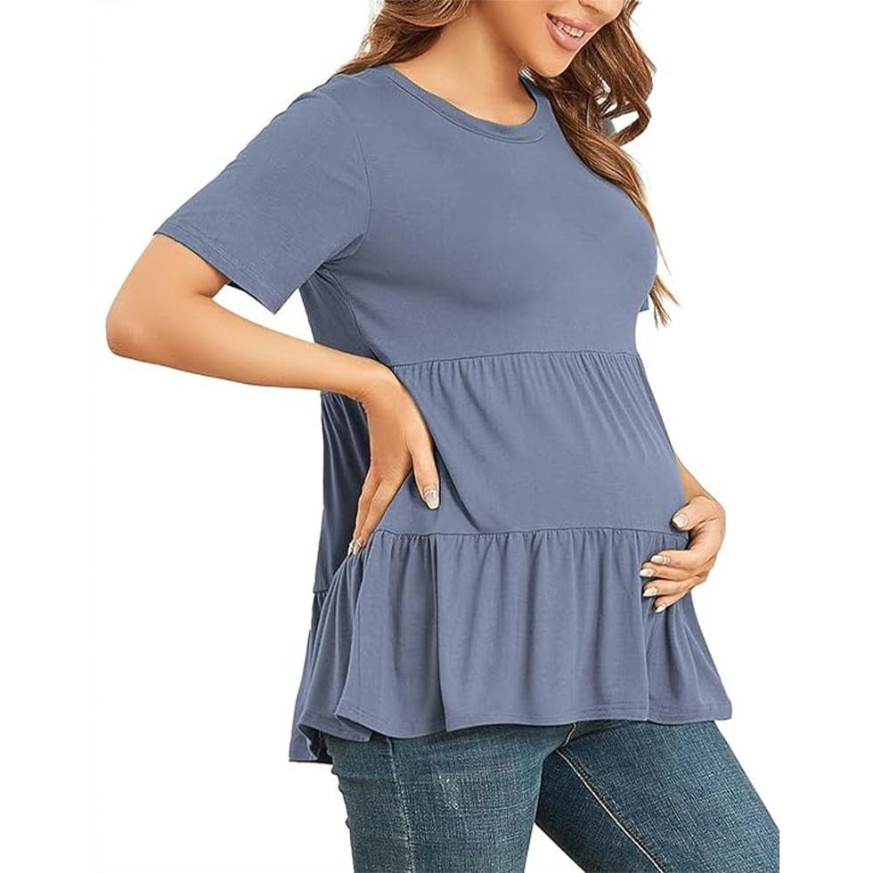 Tiered Maternity Top