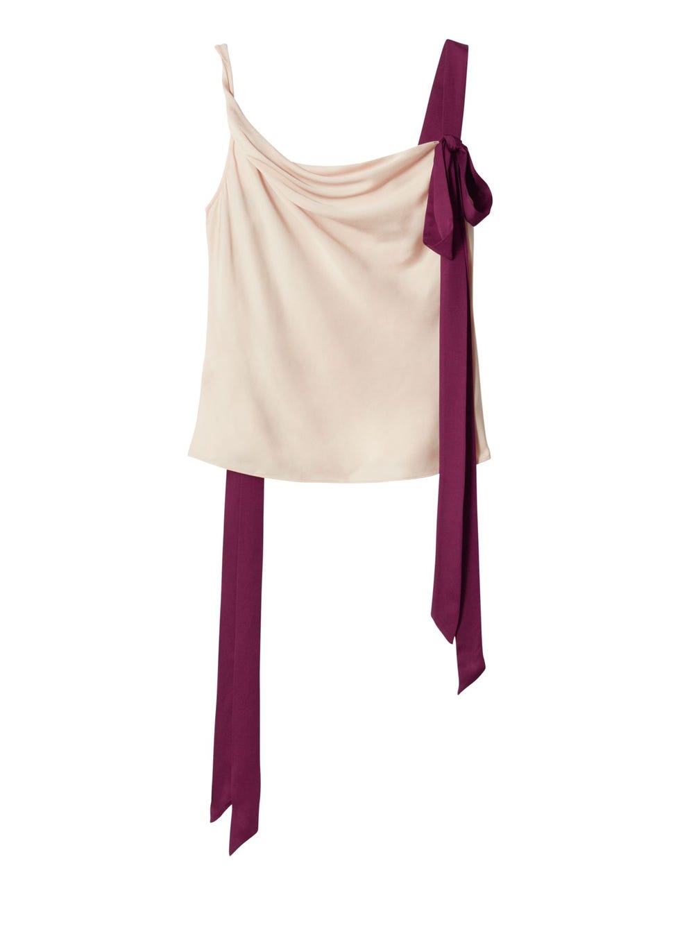 Top de camisola com fita