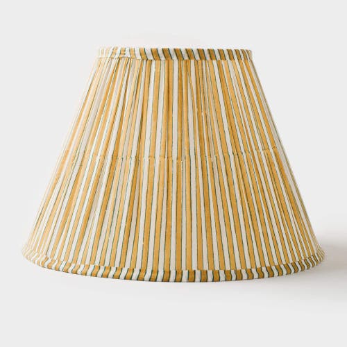 Candystripe Pleated Lamp Shade 