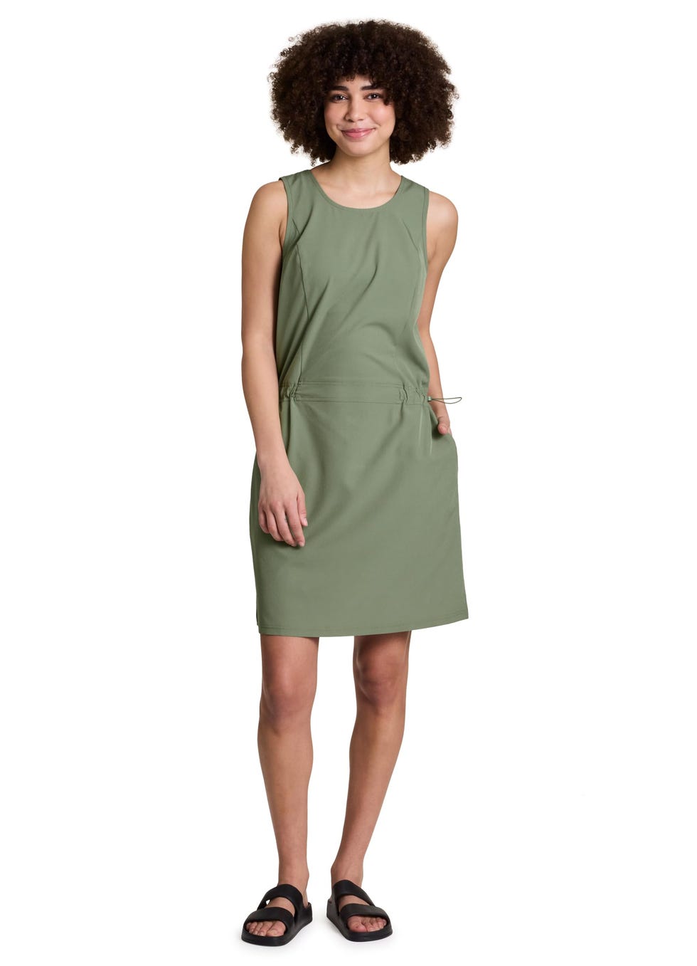 Quick Drying Woven Tank Dress