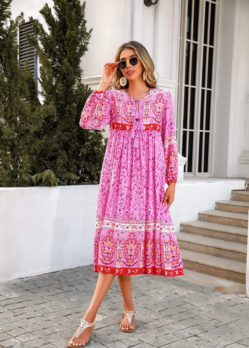 Tassel Bohemian Midi Dress