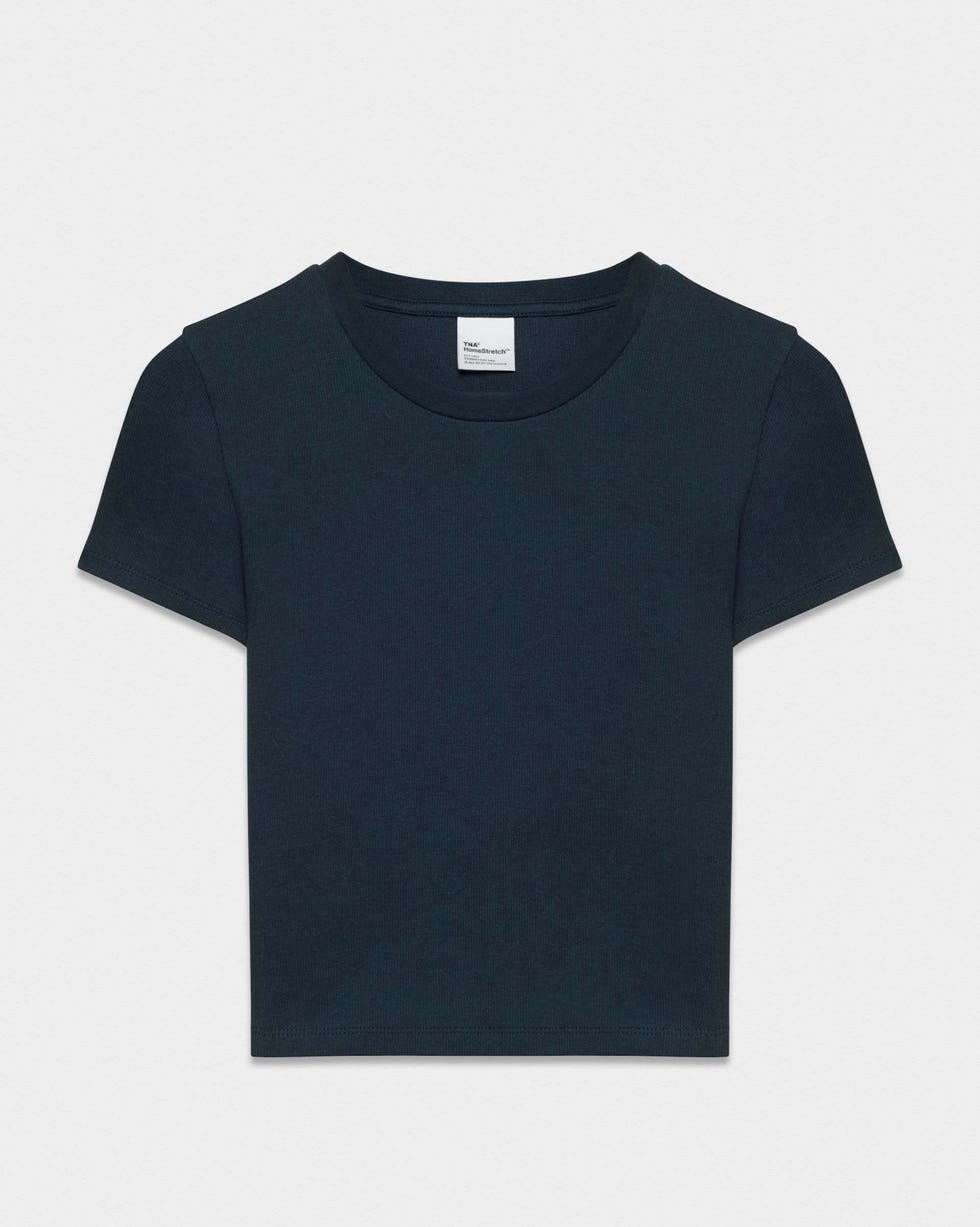 HomeStretch™ Rib Crew Waist T-Shirt