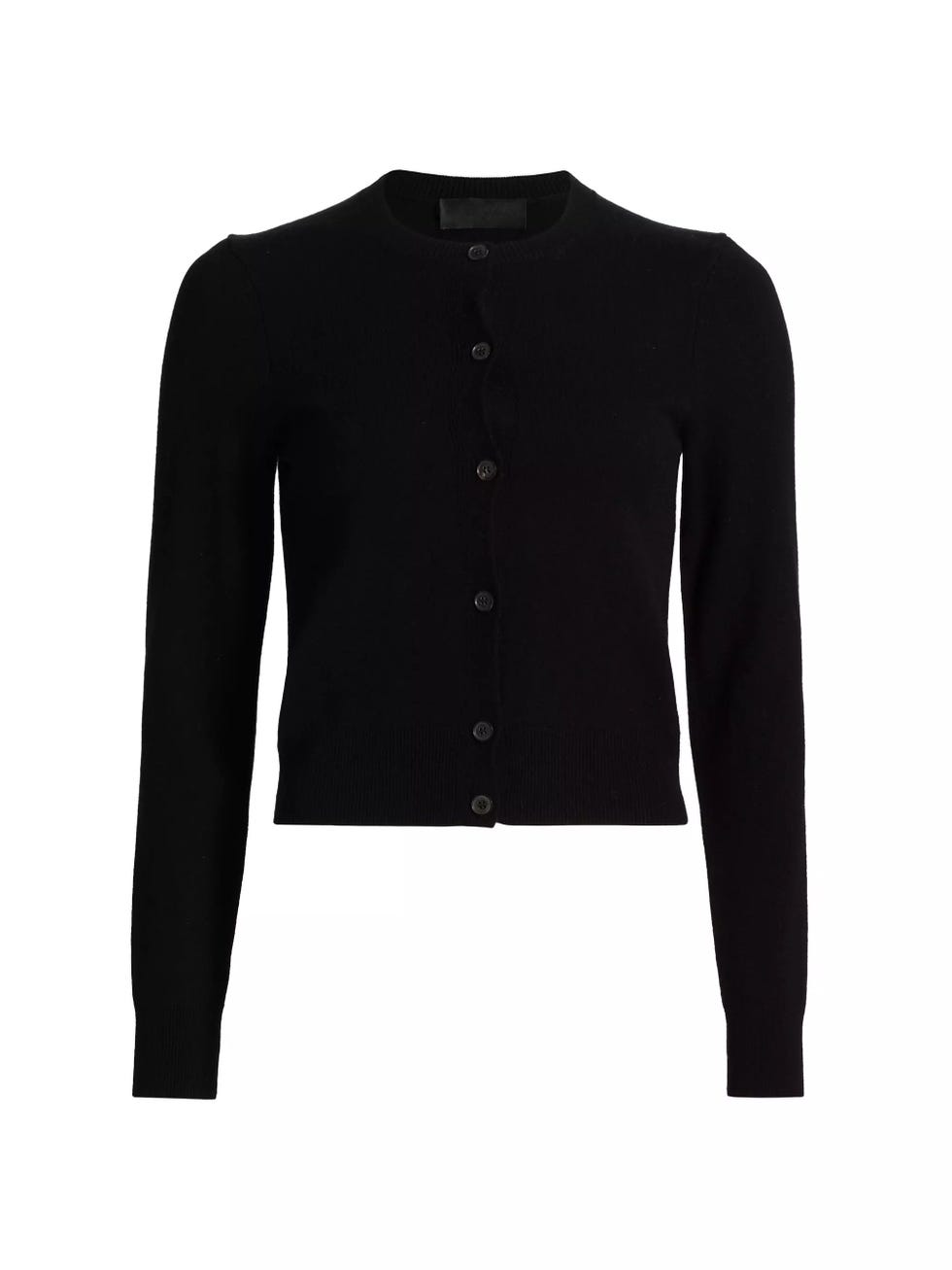 Cardigan de cashmere com gola redonda de março