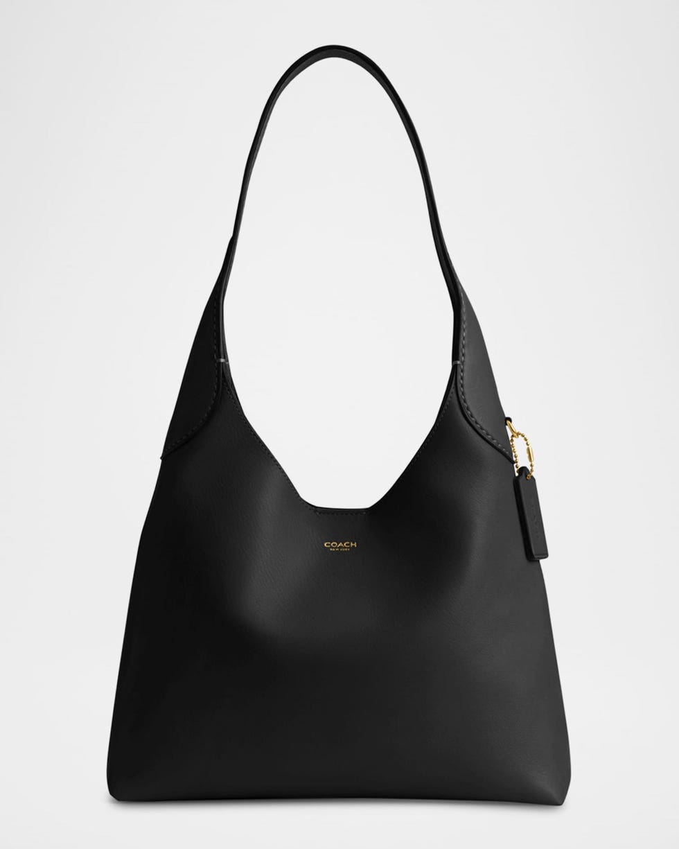 Bolsa de ombro em couro granulado Brooklyn 39