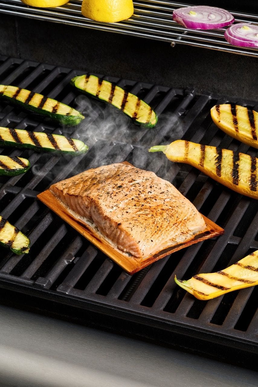 Atlantic Salmon Portion on Cedar Plank