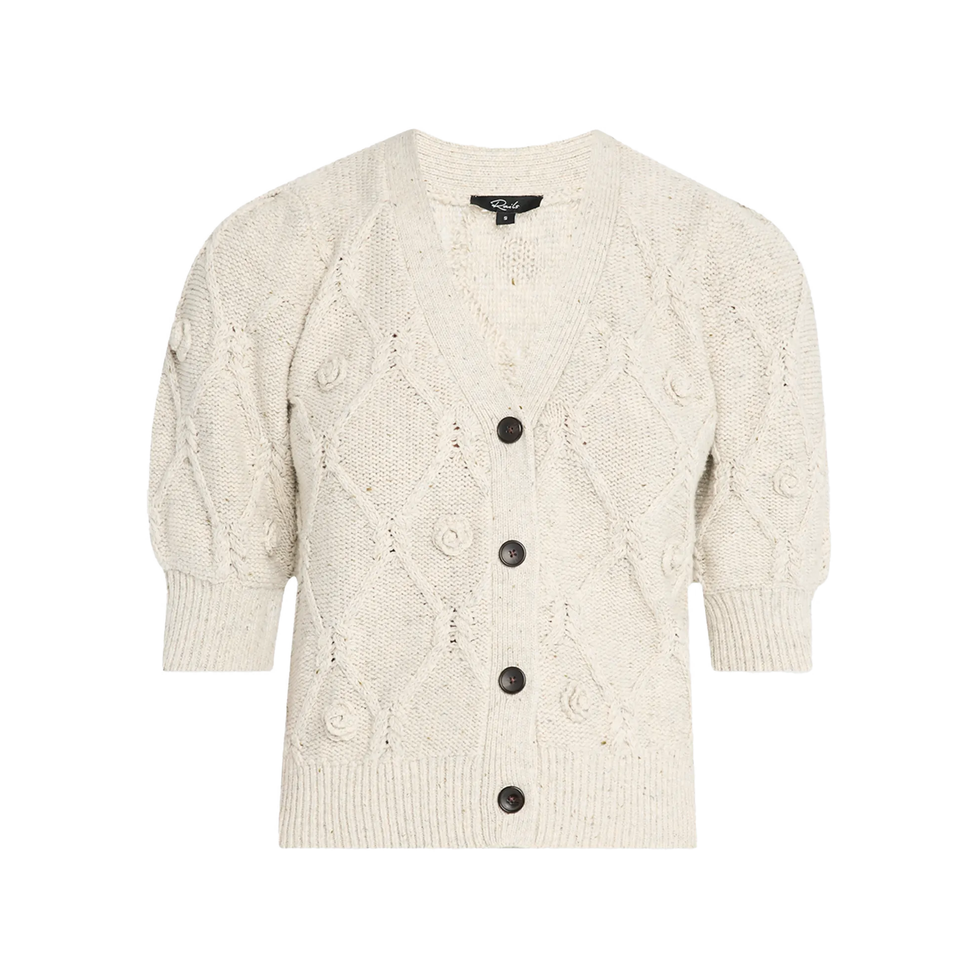 Cardigan Floral Isla Crochê