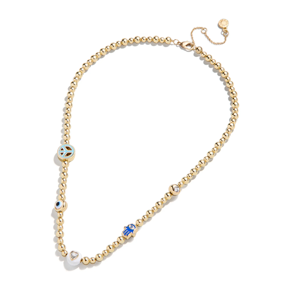 Peace/Protection Beaded Charm Necklace